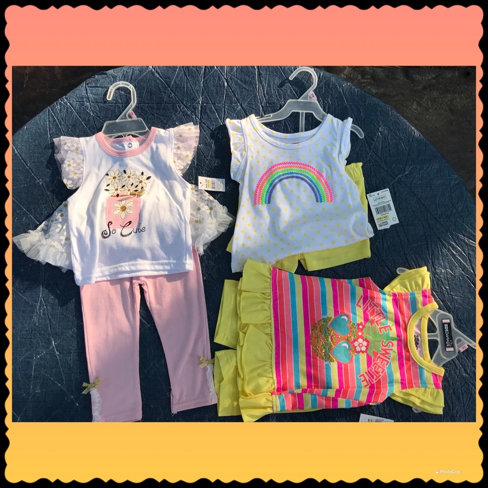 12 Months Baby Girl clothes bundle🐣NWT